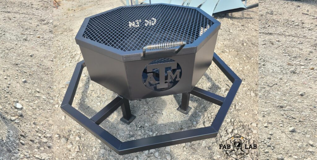 custom metal fire pit